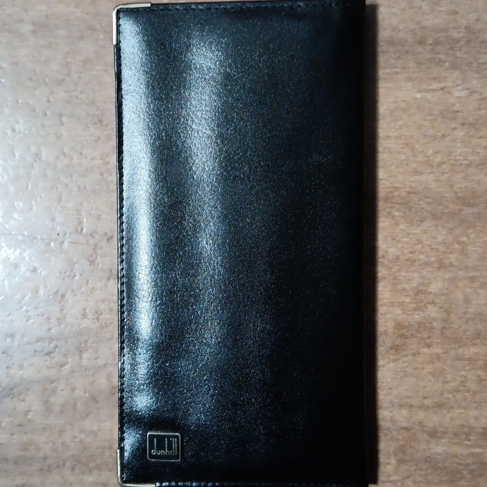 NWOT DUNHILL LONG LEATHER BIFOLD WALLET/ PURSE